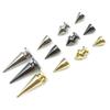 80 Sets DIY Decoration Clothes Spikes Kit Mixed Size Back Studs & Spike Cone Screw  Leather Craft