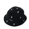 (Polo Ralph Lauren) Men's and Women's Multi Pony Embroidered Cotton Bucket Hat Cap 0108970 LXL Size BLACK [Used]