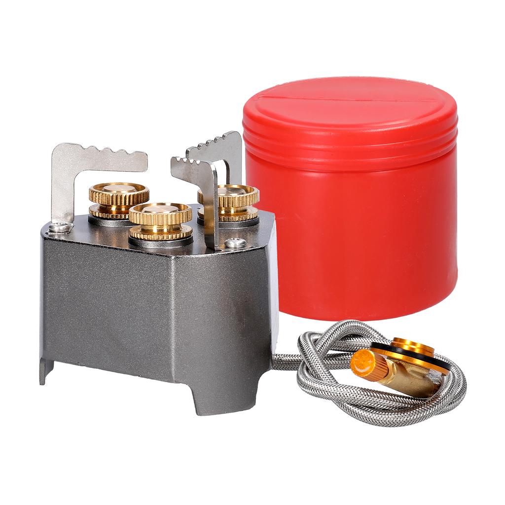 Portable 3-Cores Camping Stove 11800W High-Power GasBurner Stove Backpacking Stove with Adjustable