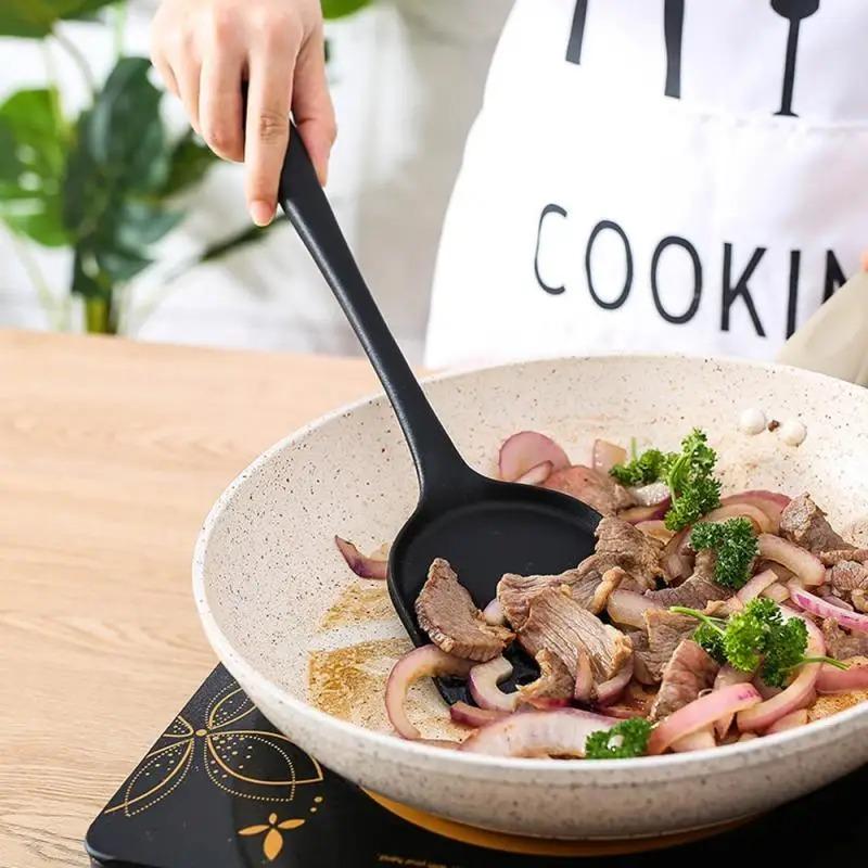 Thickened Silicone Spatula Kitchenware High-temperature Resistant Non-stick Pan Cooking Spatula Cooking Silicone Chinese Spatula