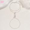 HY Ear Bone Clip Fashion Diamond-studded Finger Bracelet Ladies Accessories All High-grade Sense Bride Zircon Hand Back Chain