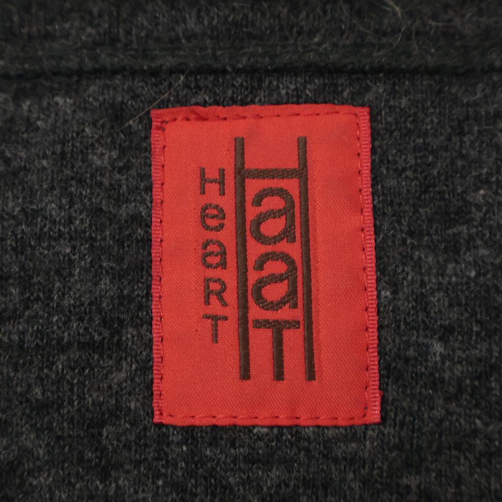 Haat HA23KD301 Gray Mohair Blend Double Ribbed Color Coat Coat 4 grayUsed