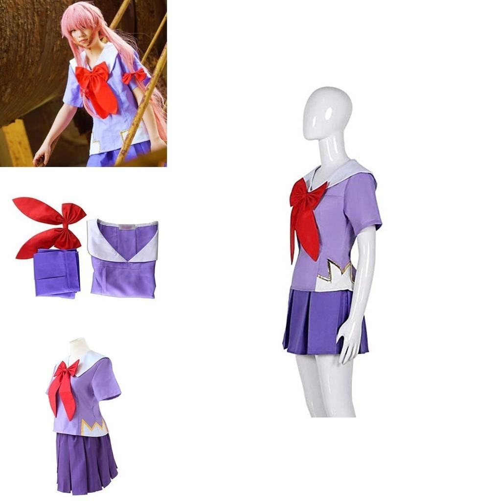 Stunningly Crafted Future Diary Gasai Yuno Costume Outfit With Exquisite Workmanship
