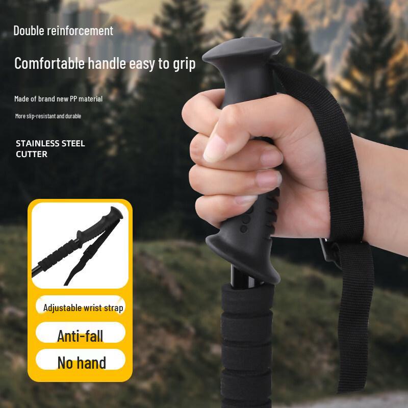 Tiemaoyun Ultralight Foldable Telescopic Trekking Pole
