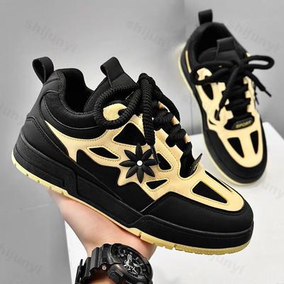 Pantofi Vulcanizați cu Platformă pentru Bărbați la Modă Pantofi Noi la Modă cu Talpă Groasă Înaltă Respirabili Casual Rezistenți la Uzură Pantofi Sport Casual pentru Bărbați