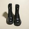 Warm Plush Boots Women Winter Shoes Chelsea Suede Platform Casual Women Ankle Boots Round Toe Fur Goth  Feminina Brown