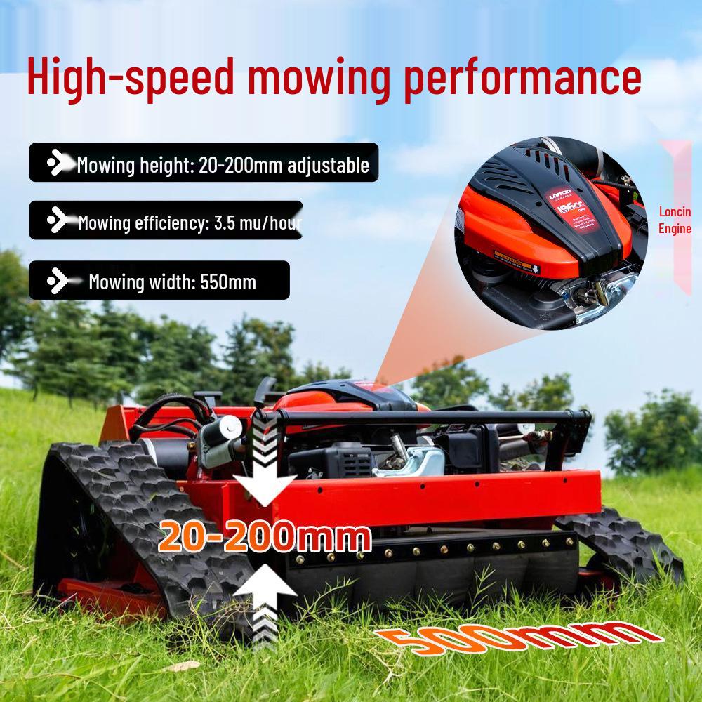 Italian Remote-Controlled Slope Mower for Agricultural Land and Roadside Maintenance