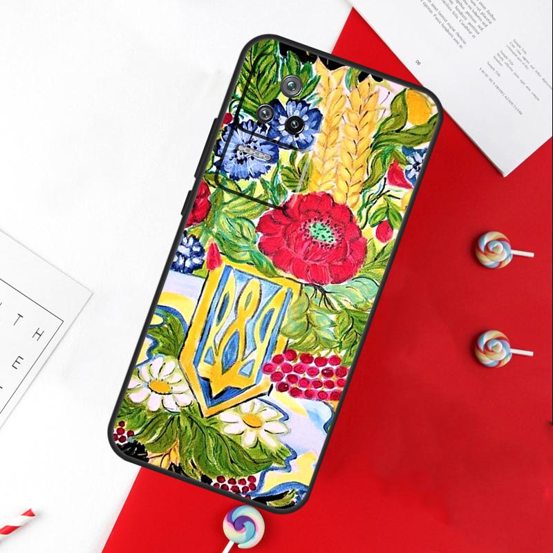 Ukraine Flag Cover For Xiaomi 13T 11T 12T 14T Pro 13 14 15 Ultra POCO X7 Pro X3 X5 X6 F5 F6 M6 Pro Case