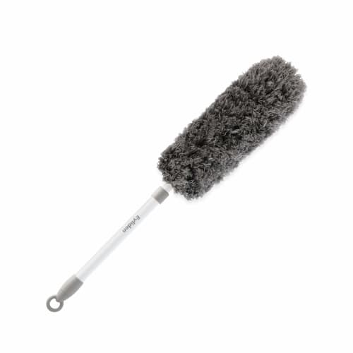 Eyliden. Duster, Duster, Dust Remover, Mop with Dust Catcher, Gray, Glass Cleaning, Lightweight, Replaceable, Extendable, Microfiber, Compact