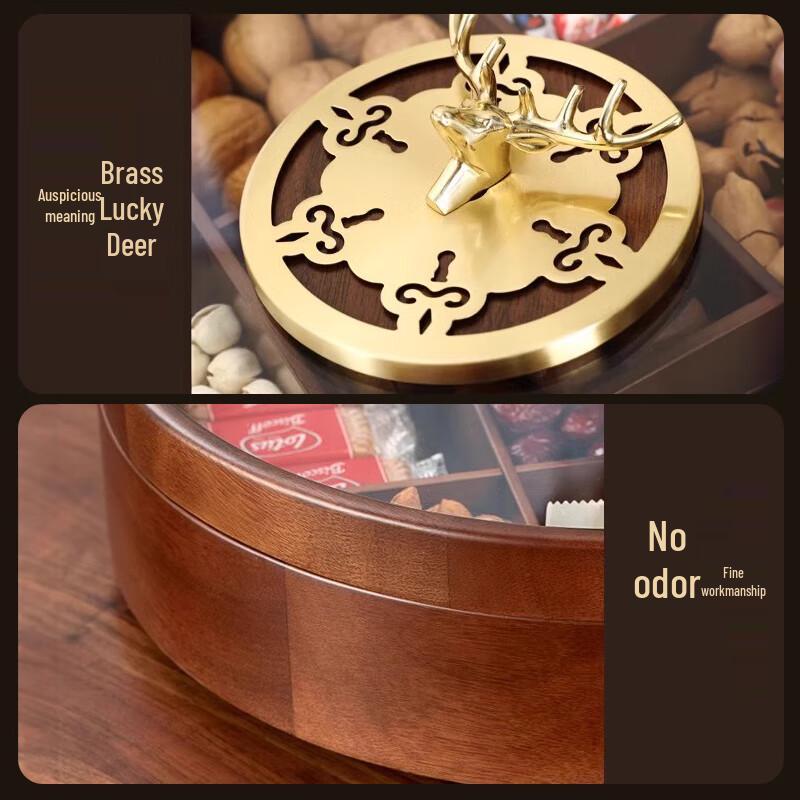 New Chinese Solid Wood Snack & Candy Box