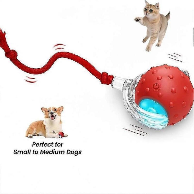 Tiny Interactive Cat Toys Ball Automatic Moving Cat Toys Ball Interactive Rolling Dog