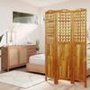 318547 vidaXL Room Divider 3 Panels 121.5x2x180 Cm Acacia Wood