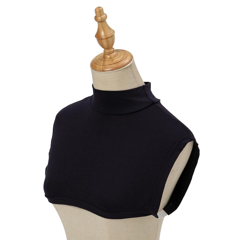 Heißer Verkauf Modal Rundhals Quadratische Basis Falscher Kragen Vielseitiger Vier-Jahreszeiten-Damenkragen In Volltonfarbe