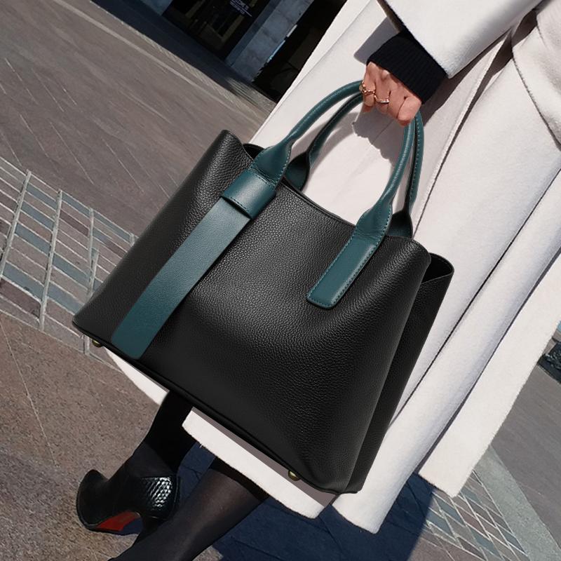 Aidrani Women's Genuine Leather Bag New High-Quality Cowhide Handbag Elegant Versatile Single tote Shoulder Crossbody Bag