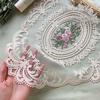 New Dinning Lace Table Cover Embroidered Table Cloth Elegant Round Tablecloth Coffee Coasters Napkin Party Wedding Decoration