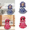 Miniatur-Porzellanfiguren 40cm Puppenhaus Dame mit Kleid für Mädchen Kinder Puppenhaus Dekoration Heim-Ornament Geburtstagsgeschenk
