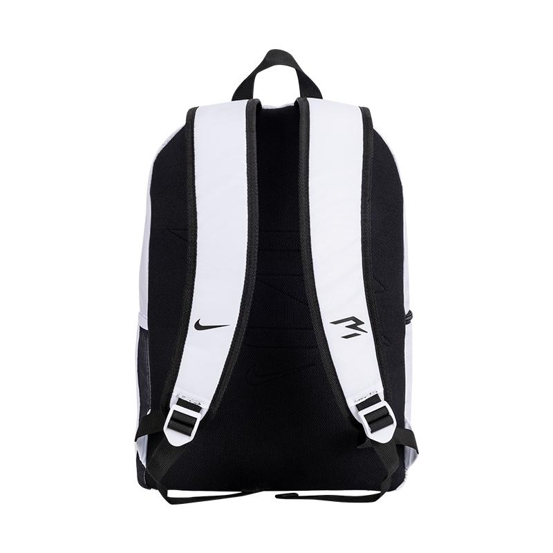 Nike Polyester Backpack Unisex White/Black/Gray Casual N32433014GS-001
