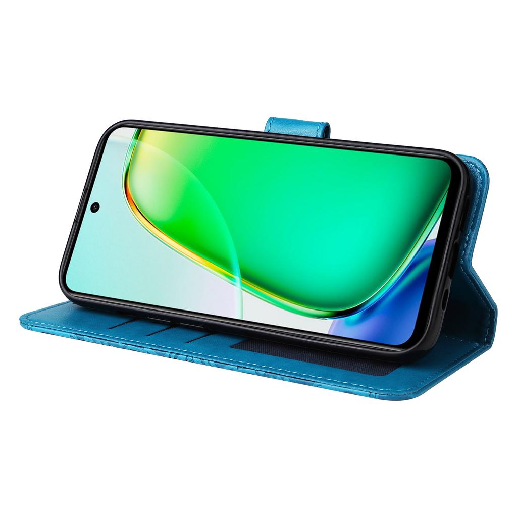 For vivo Y28 4G/iQOO Z9x 5G Case Sunflower Leather Phone Wallet Cover