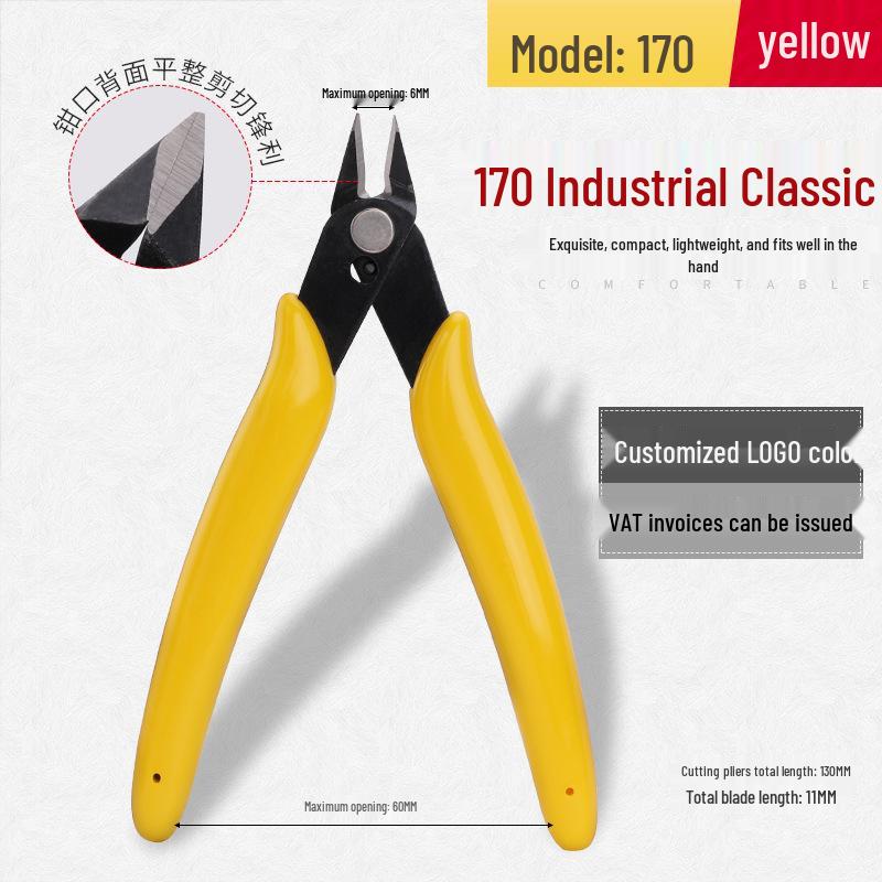 5-Zoll Antistatische Diagonale Nasen-Angusszangen Kunststoff Elektronikzangen