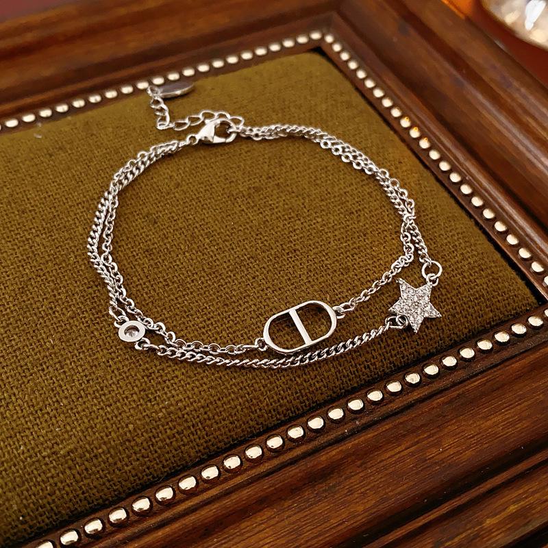 Elegant Zircon Gourd Patchwork Bracelet - Versatile Light Luxury Accessory