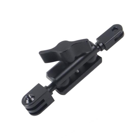Camera Mount Clamp 360-degree Swivel 17mm Ball Head Magic Arm with Clamp Camera Adapter Clip with 1/4" Thread for GoPro Camera