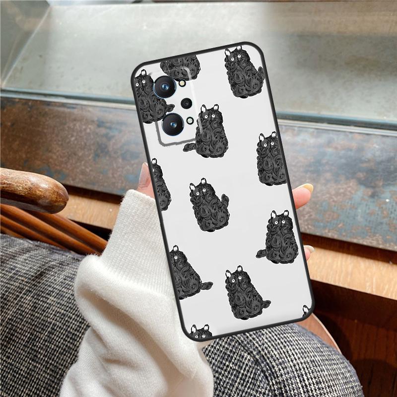 Minimalistisches Katzen Case Für Realme 12 Pro Plus 11 13 14 C63 C61 C55 C51 C53 C25 C65 C67 C71 C75 GT6 GT7 15 Pro