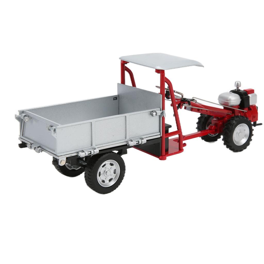 1Celsius16 Simulation Agriculture Walking Tractor Alloy Static Agricultural Tractor Model Toy for Children