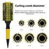 Professional Round Wooden Hair Brush Boar Bristle Mix Nylon Salon Women Hair Styling Tools Hair Curler