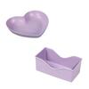 10pcs/set Heart Shaped Home Spit Bone Plate Dinner Plate Creative Snack  Fruit Plate