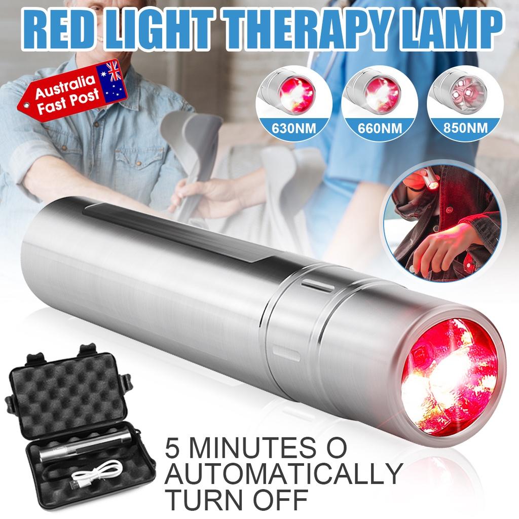 Lampada Terapeutica Torcia Terapeutica 9W Portatile Dolore Articolare LED Infrarosso Vicino Portatile Lampada a Luce Rossa