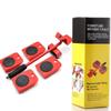 5Pcs Set Multifunctional Furniture Moving Caster Laborsaving Set of Heavyduty Pulleys for Transporting Wheels for Furnitur Tools