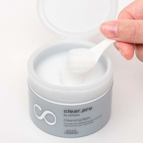 Softymo KOSE Clear Pro Cleansing Balm Highly Functional Skin Care Cleansing Transparency Pores Harness Dullness Stiffness Moisturizing Moist Relaxing
