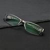 Outdoor Shade Anti-UV Half Frame Sun Light-sensitive Farsighted Eyeglasses Square Hyperopia Glasses Magnifier 0 +25 +50 +75 To +600
