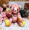 [USED] Hanachiyo-chan Little Bear Teddy Bear Handmade Usagi No Kuma-ya