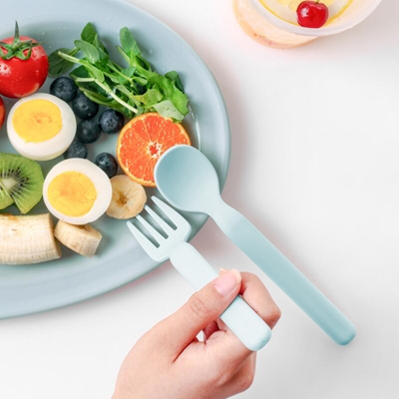 Pastel Mono Spoon & Fork Set