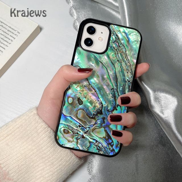 Abalone Sea Texture soft Phone Case Cover For iPhone 17 Air 16 15 14 plus 12 13 pro max coque Shell Fundas