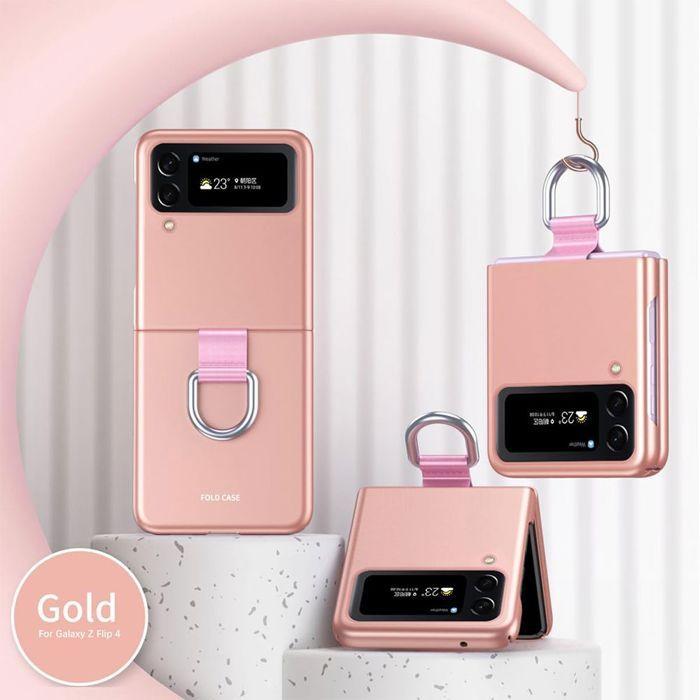 Coque de protection - BOOLING - Samsung Galaxy Z Flip 4 - Antichoc - Anti-rayures - Rose