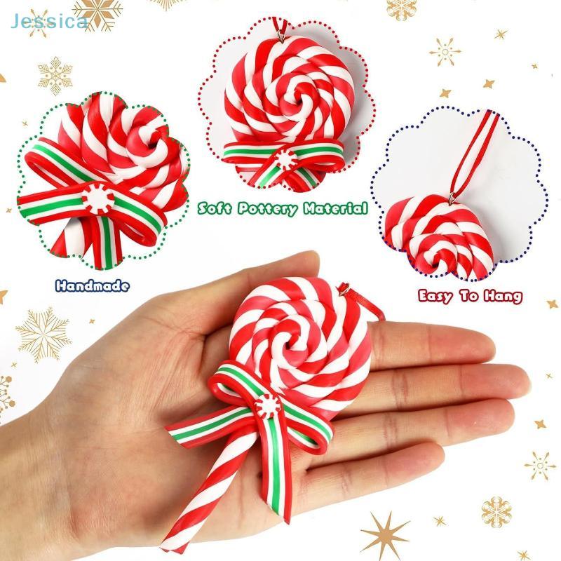 Christmas Series 12Pcs Christmas Tree Decoration Kids Gift Red Xmas Pendant Party Supplies