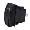 For Mobiele Phone 3.1A Dual USB Port Charger Socket Outlet 12V LED Waterproof
