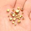 Gold & Stainless Steel Spacer Beads - 2 Colors, 6 Sizes - Rectangular Jewelry Accessories for Necklaces & Bracelets