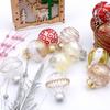 16pcs Waterproof Christmas Spheres Pendant Plastic Xmas Tree Hanging Ornament  Wedding
