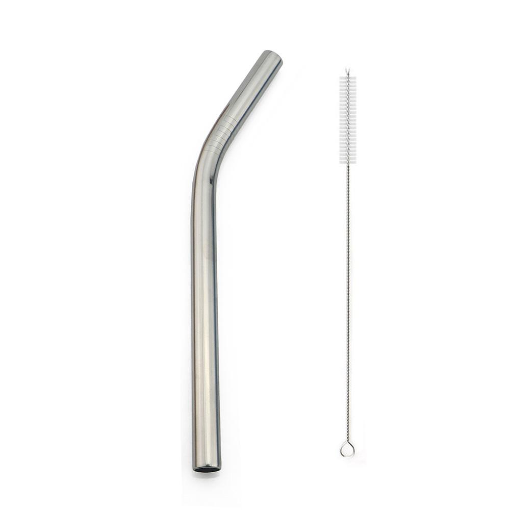 High Quality Metal Straw Stainless Steel Straw Reusable Drinking Straws Diameter 12mm Tube Smoothies Tapioca Pearls Bar Party