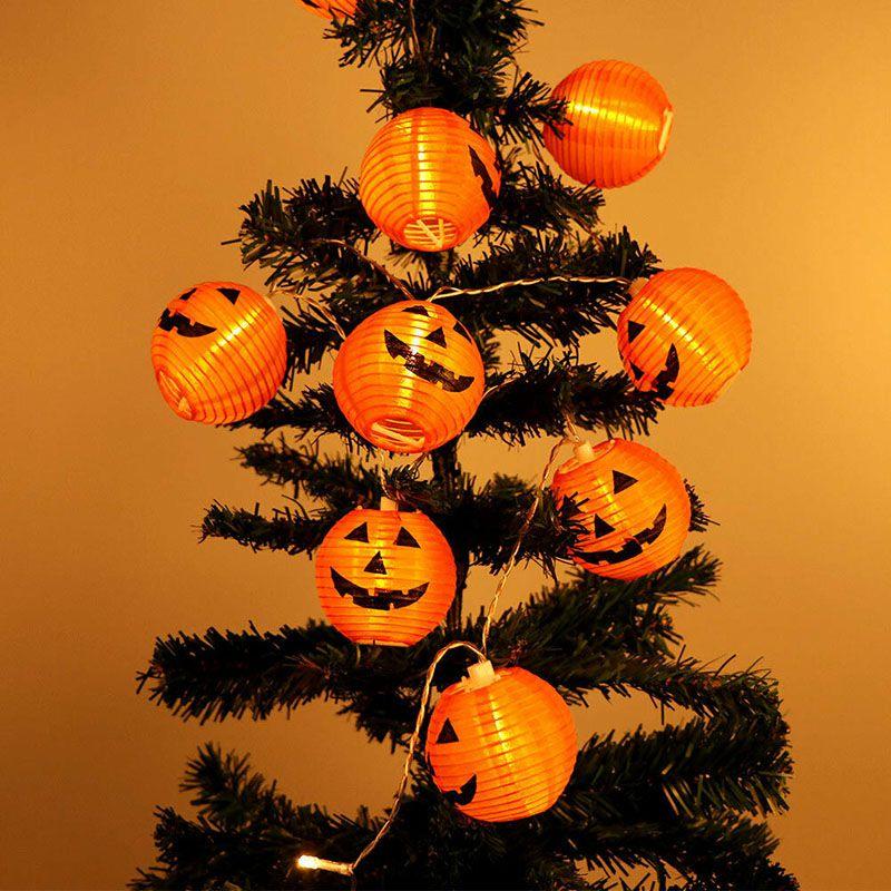 Adorable Led Pumpkin String Fairy Lights For Enchanting Halloween Home Decoration