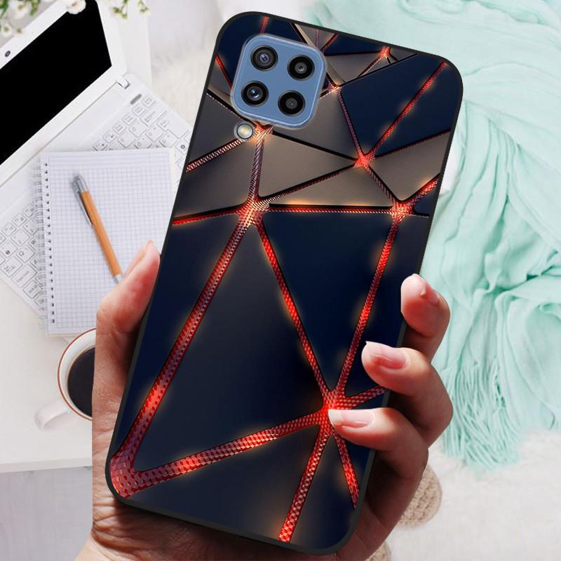 For Samsung M32 Case SM-M325F TPU Luxury Soft Fashion Silicone Phone Case For Samsung Galaxy M32 Coque Back Cover Fundas Shell