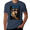 Bestes neues Uriah Heep T-Shirt Sommerkleidung Herren-T-Shirt Oversize-T-Shirt Herren