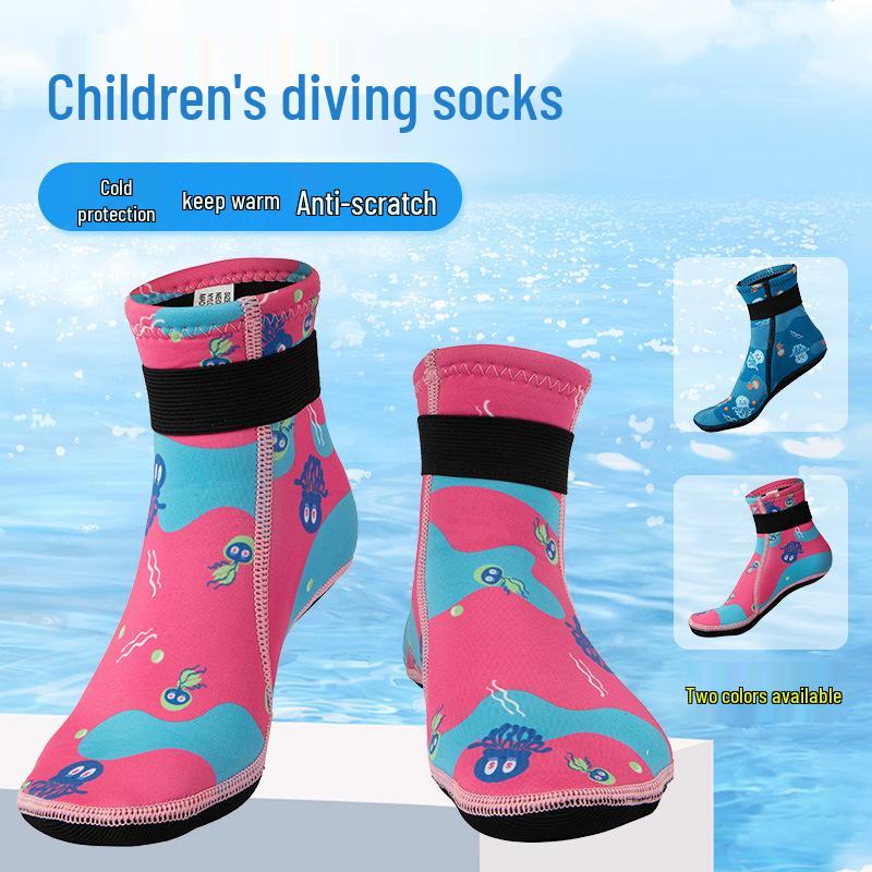 3MM Kinder Anti-Rutsch Strandsocken: Warmer Tauchschutz für Winterschwimmen und Schnorcheln