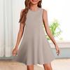 Rochie de vară pentru fetiță Rochie casual color imprimată fără mâneci