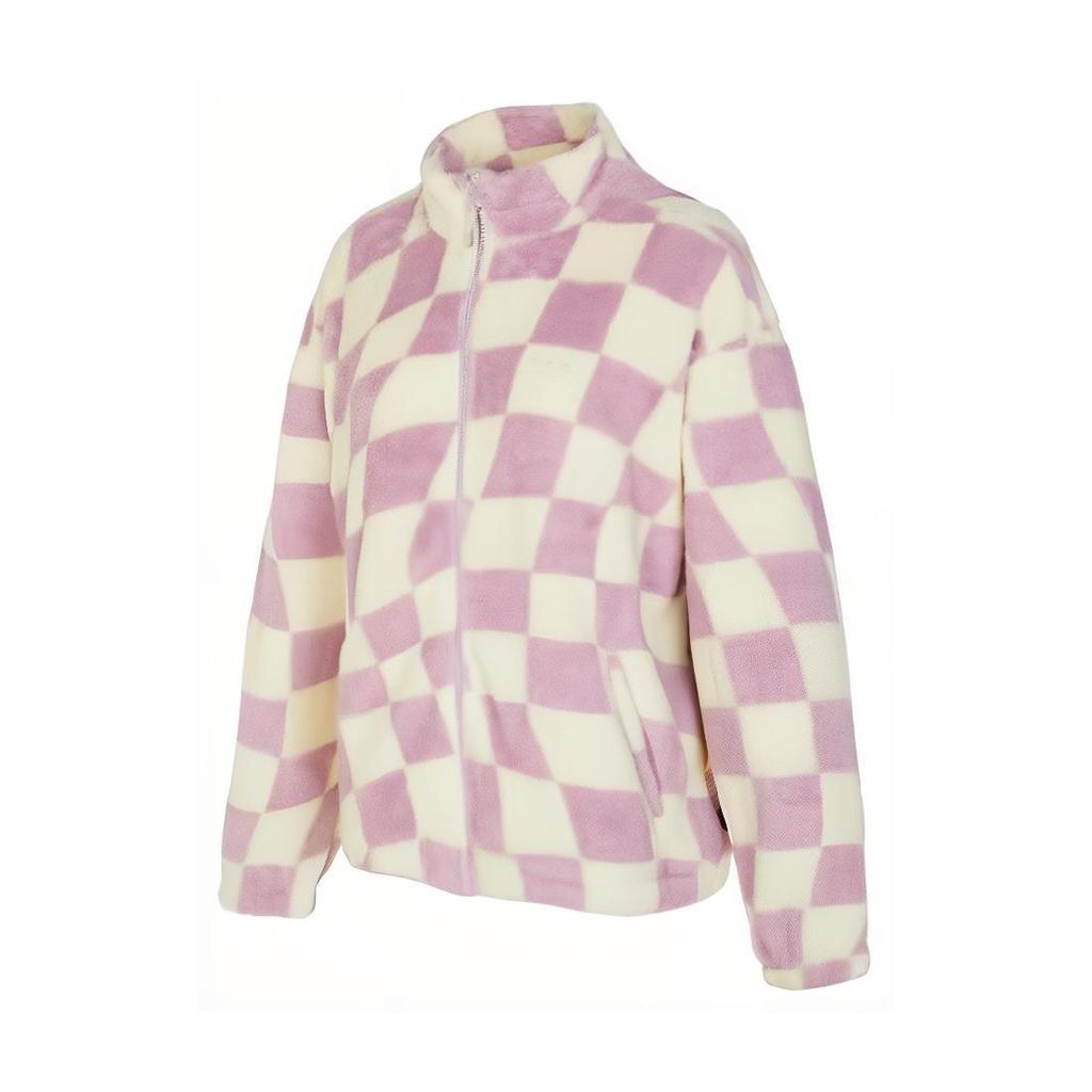 Vans Plaid Windbreaker Loose Casual Woven Jacket Women jackets Purple VN000A6PC7S