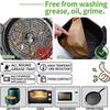 20/50/100Pcs Air Fryer Disposable Paper Air Fryer Accessories Square Oilproof  Liner Non-Stick Mat for Kitchen Oven Baking