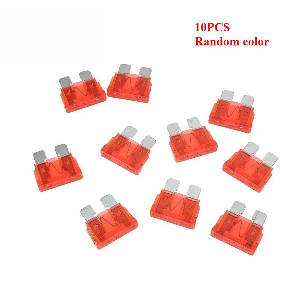10pcs Car Fuse 16.5x11MM 5A 7.5A 10A 15A 20A 25A 30A 35A 40A Insert Car Fuse Random Color Insert Car Fuse Accessories Fuses4